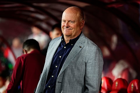 Almeria's coach Pepe Mel